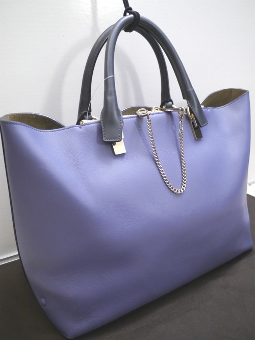 超レア◆Chloe クロエ ベイリー A4～B4対応 大容量 レザー トート バッグ 青◆ ブルーのグラデーションが綺麗なベイリーの希少なトート型♪