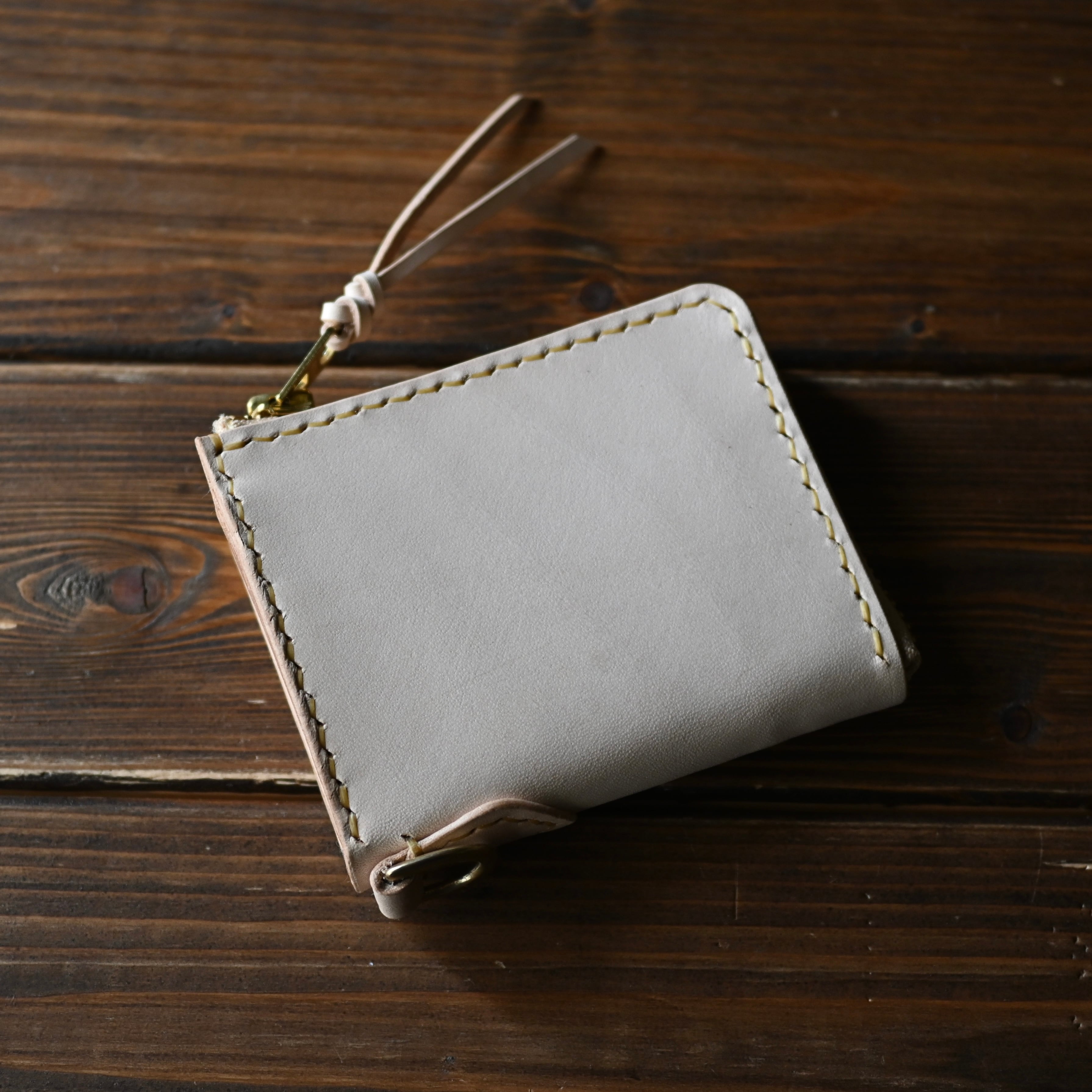 【L字ファスナー ミニウォレット】