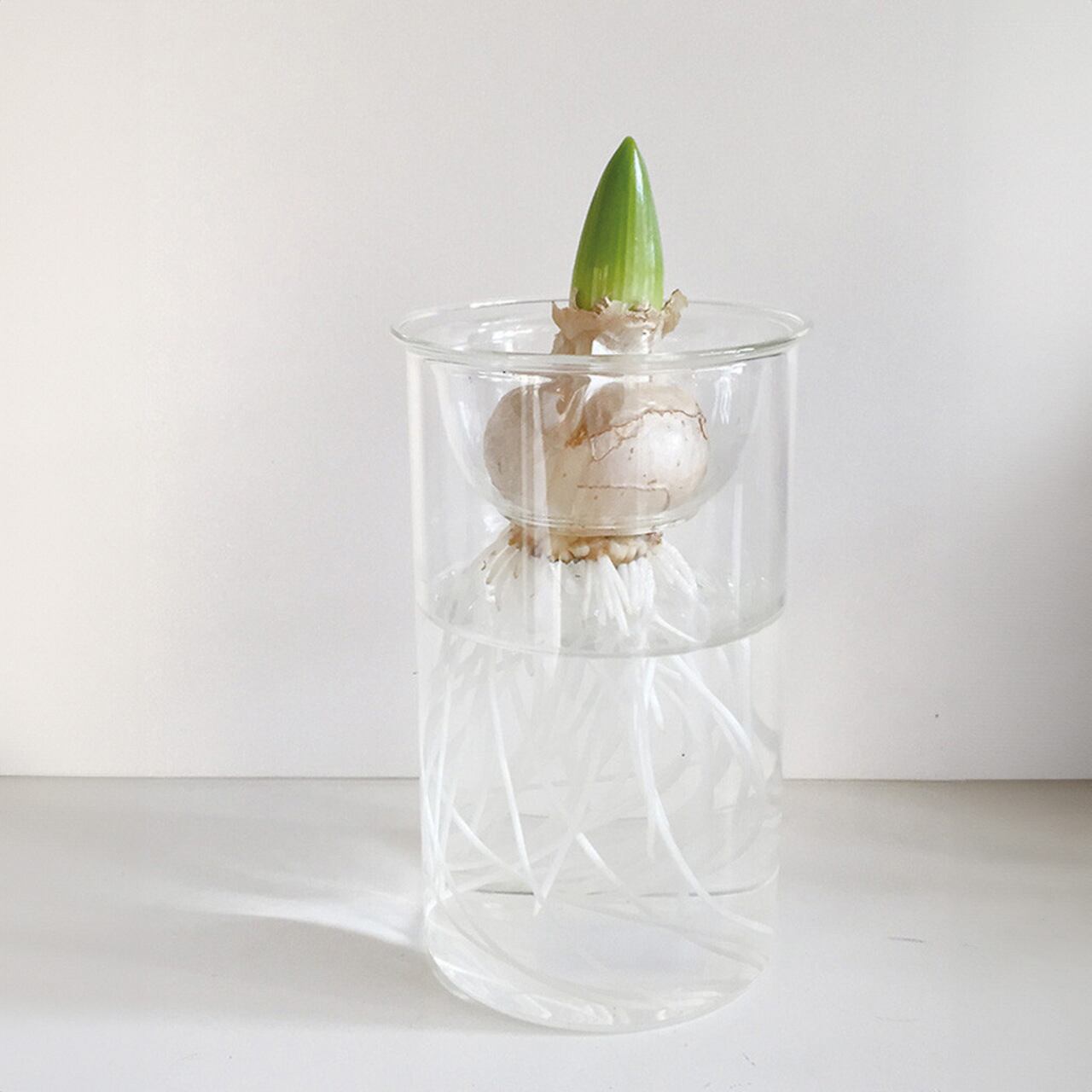 タイニーガラスフラワーベース No.01 ブルー｜ 花瓶 花 花器 一輪挿し
