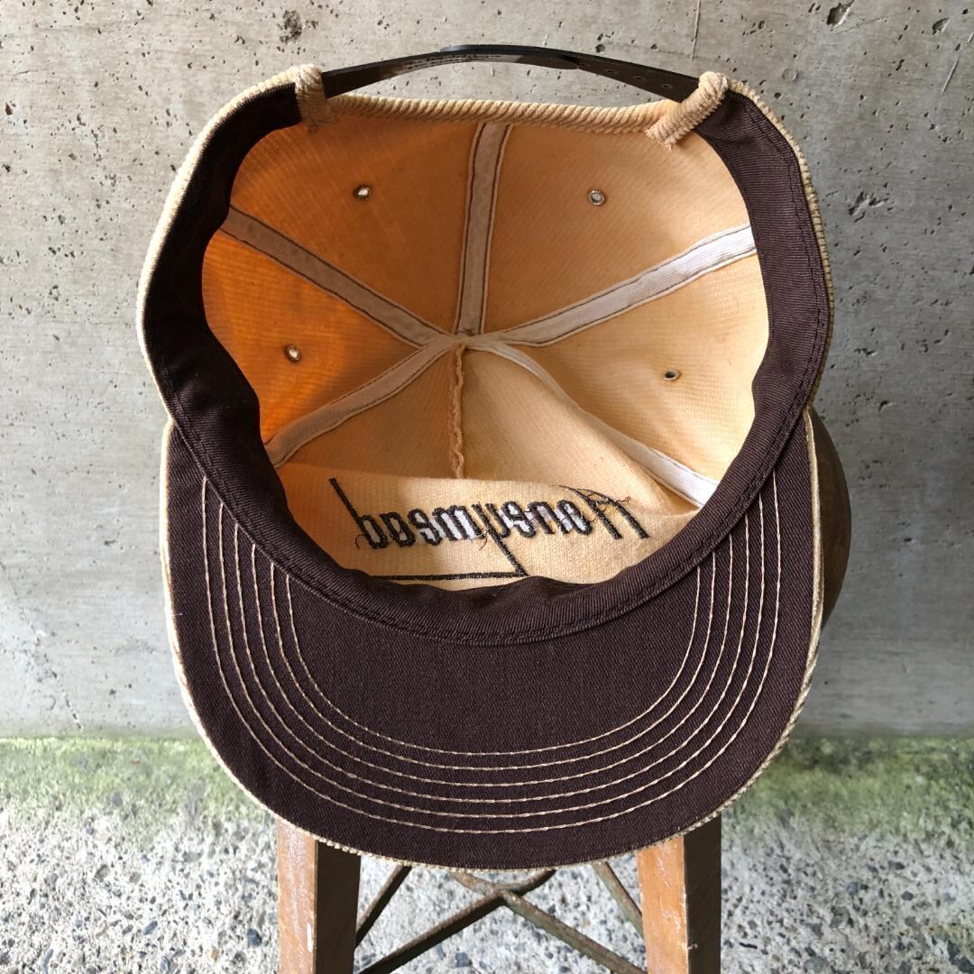 XZ582 90s Honeymade コーデュロイ ビンテージ キャップ 帽子 XZ582 90s Honeymade コーデュロイ ビンテージ キャップ 帽子
