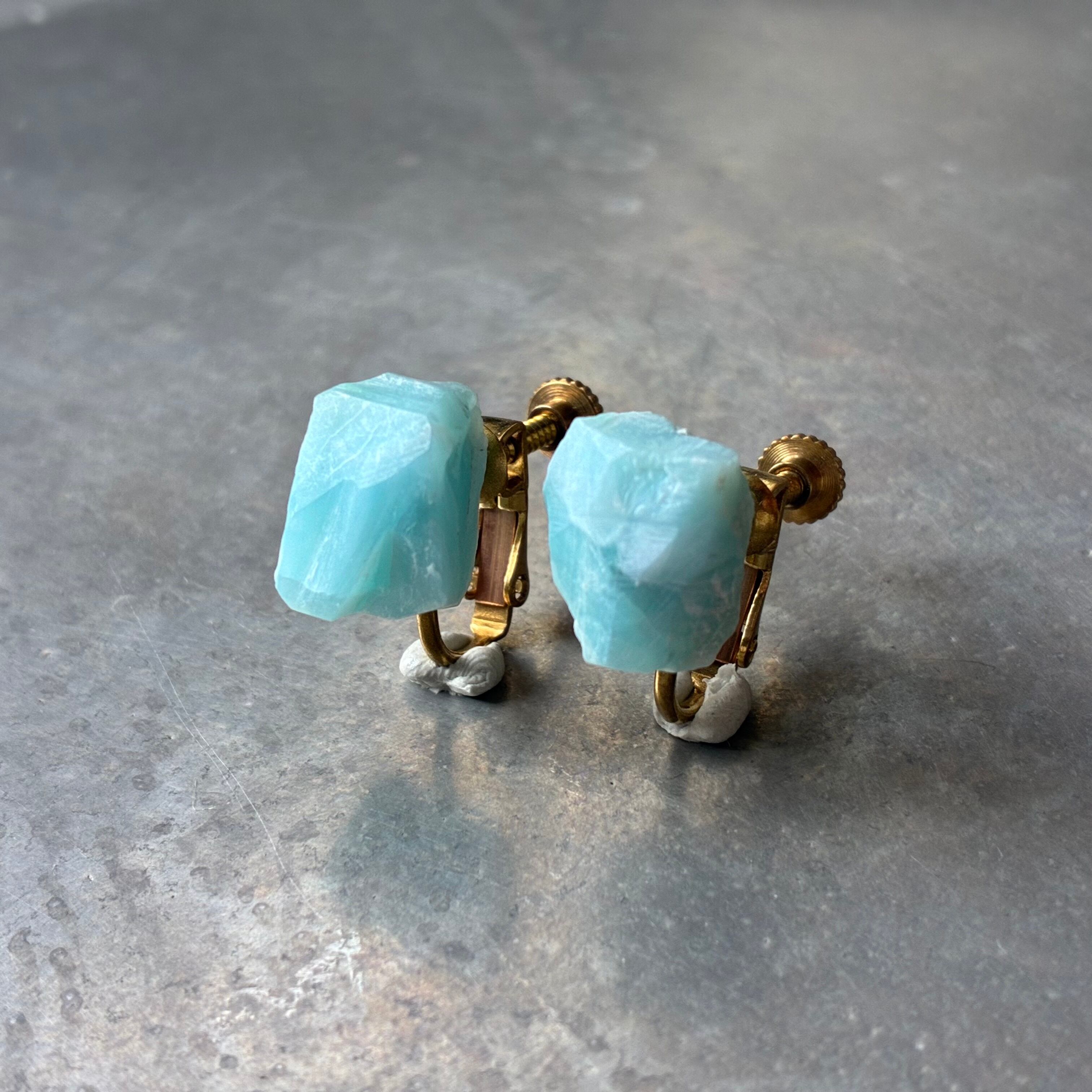 専用✨天然石イヤリング クリアクォーツと天然石チェーンのピアスのようなイヤリング | 光を