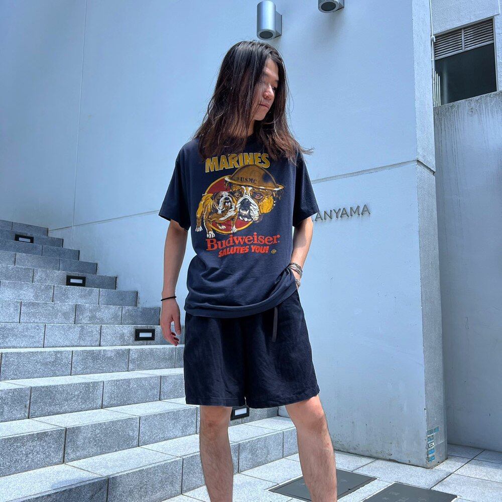 USMC × Budweiser] Vintage Budweiser Print T-shirt [1987s] Vintage