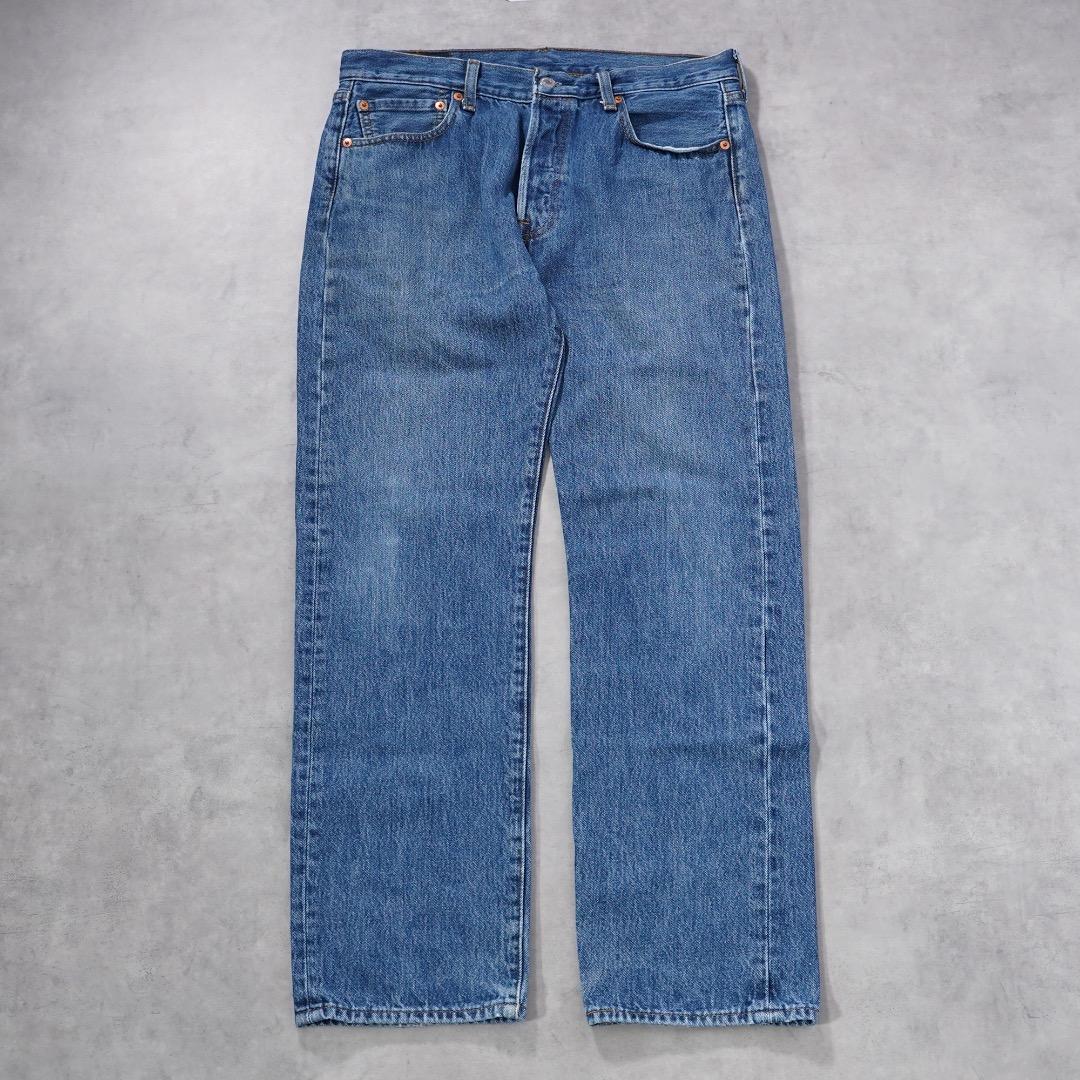 Levis リーバイス デニムシャツ 古着 無地 Wポケット L 黒 17249 | fuufu