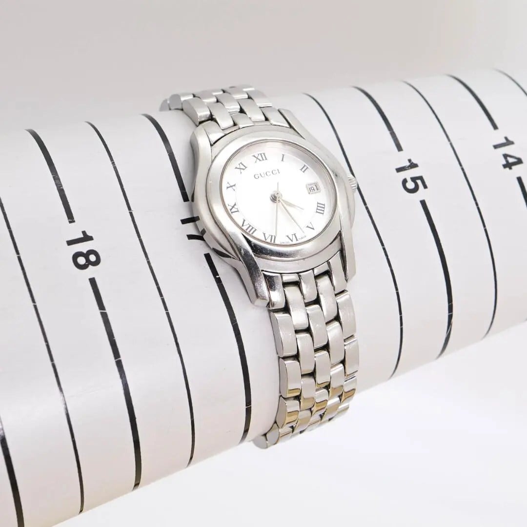 稼働 GUCCI 腕時計 5500L レディース ステンレス ローマン 2719 | Like