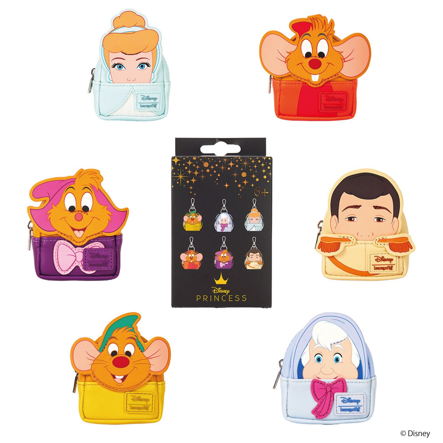 LF DISNEY CINDERELLA 75TH ANNIVERSARY MYSTERY MINI BACKPACK BAG CHARM -EA_WDBC0018-EA