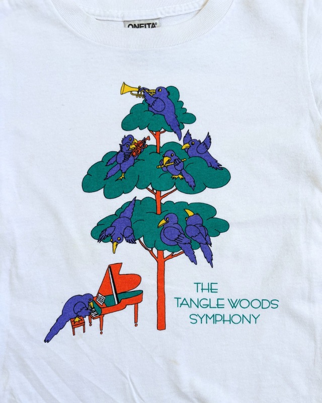 【5-6T・vintage】USA製　The tangle woods symphony tee