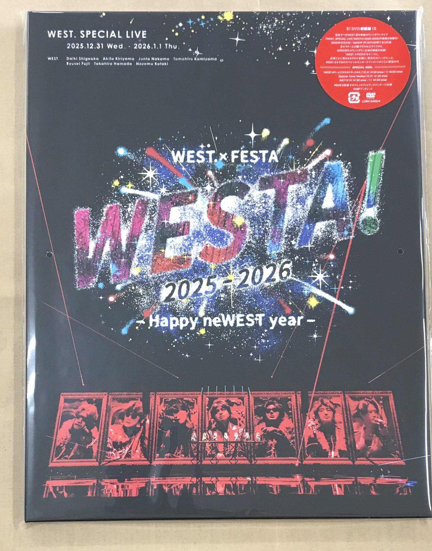 WEST. / WEST. SPECIAL LIVE 『WESTA！』 2025-2026 / 初回盤 (DVD