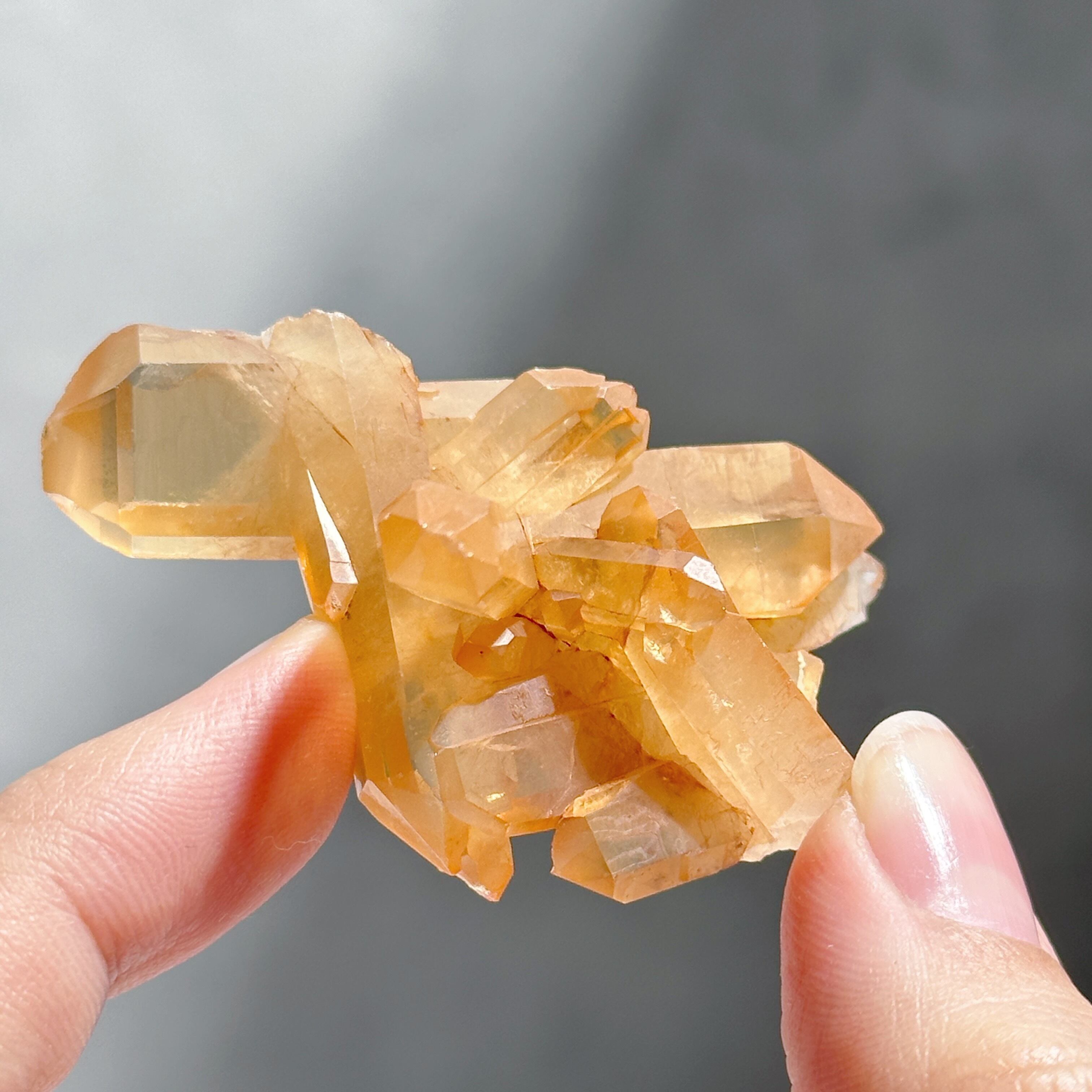 タンジェリンクォーツ クラスター41◇ Tangerine Quartz ◇ 天然石