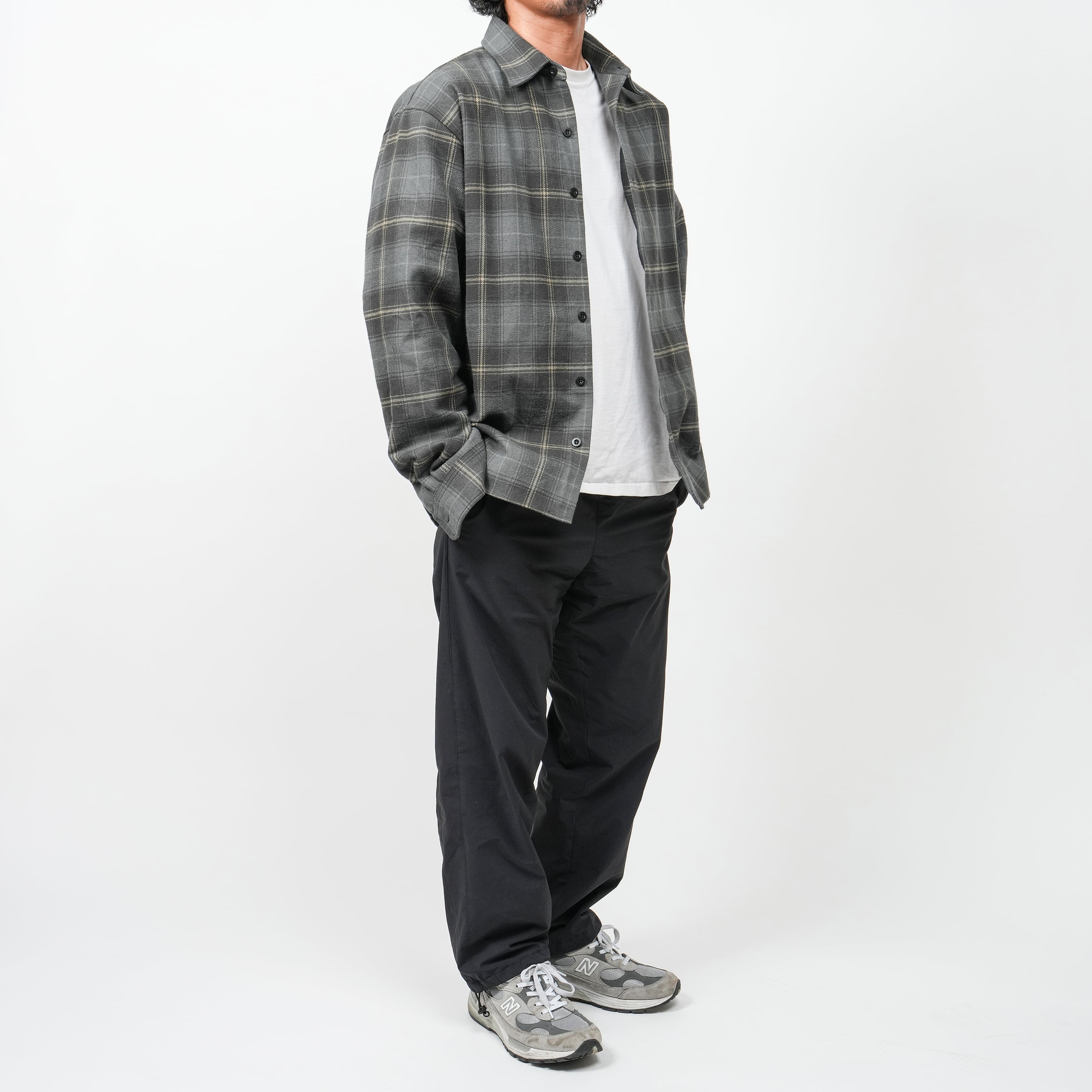 ovy Heavy Flannel Check Shirts Lサイズトップス