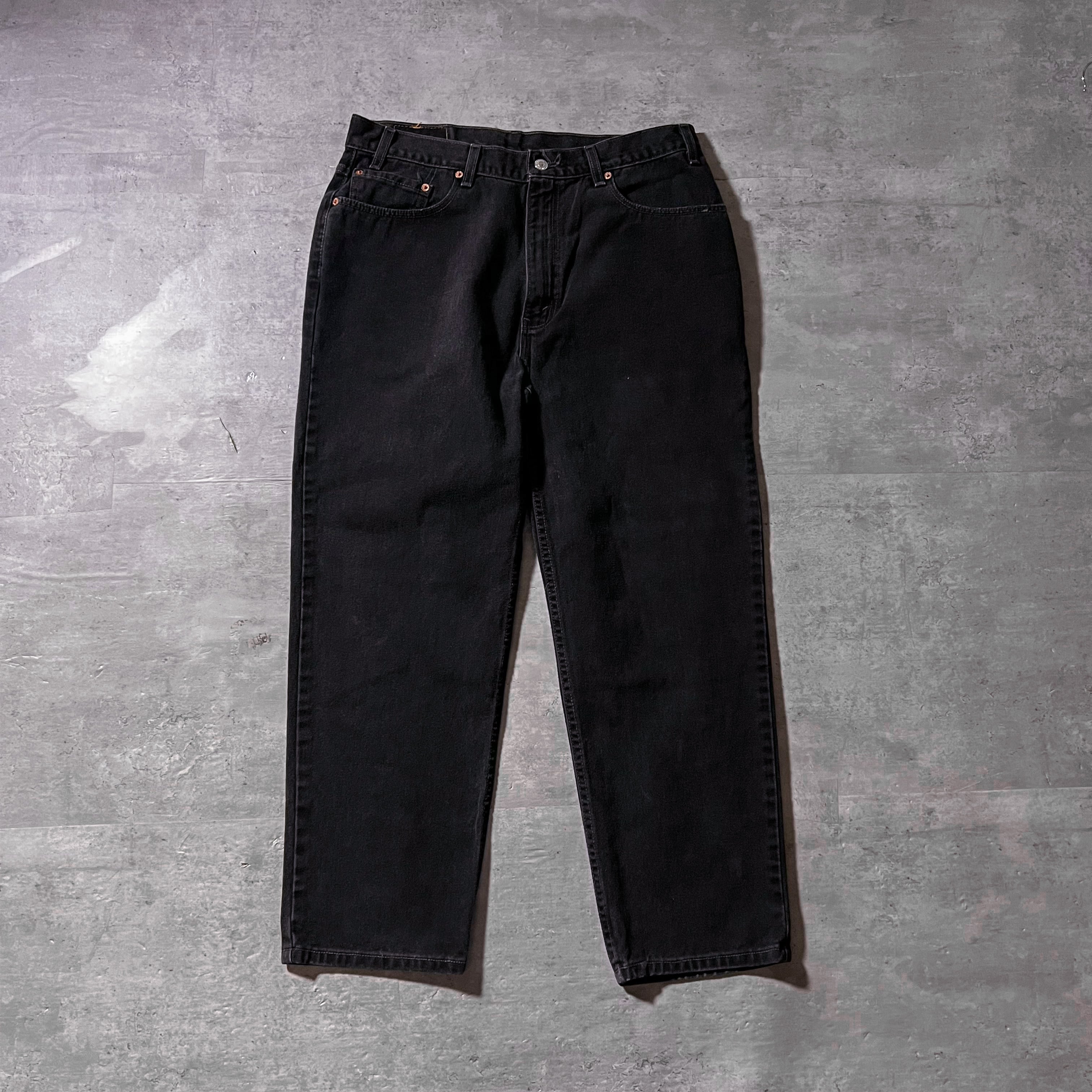 00's Levi's 550 ブラックデニム　made in usa