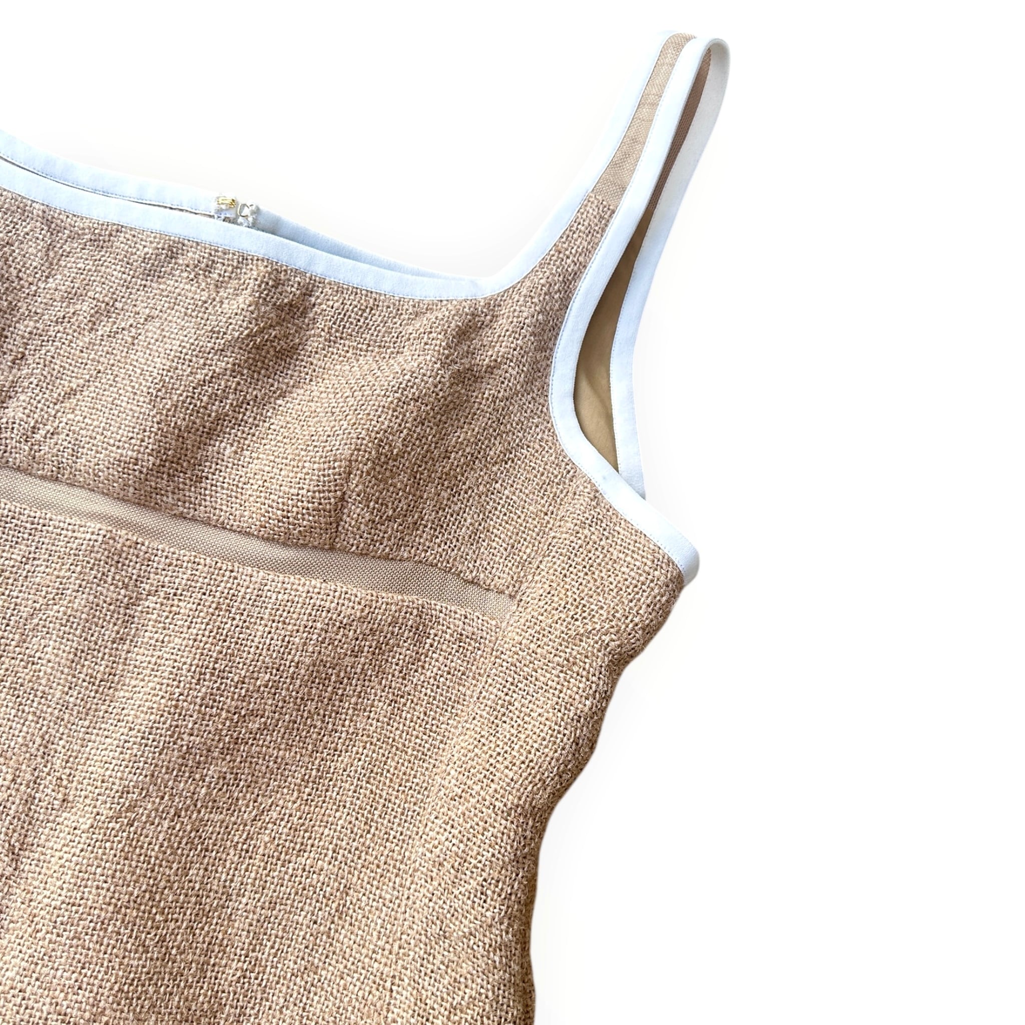 11/24まで値下★fumika uchida jute mini dress FUMIKA_UCHIDA [JUTE SLEEVELESS MINI DRESS] | LILLY DEL SALONE