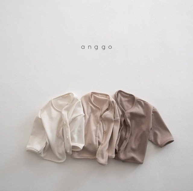 【予約】anggo / wafer cardigan