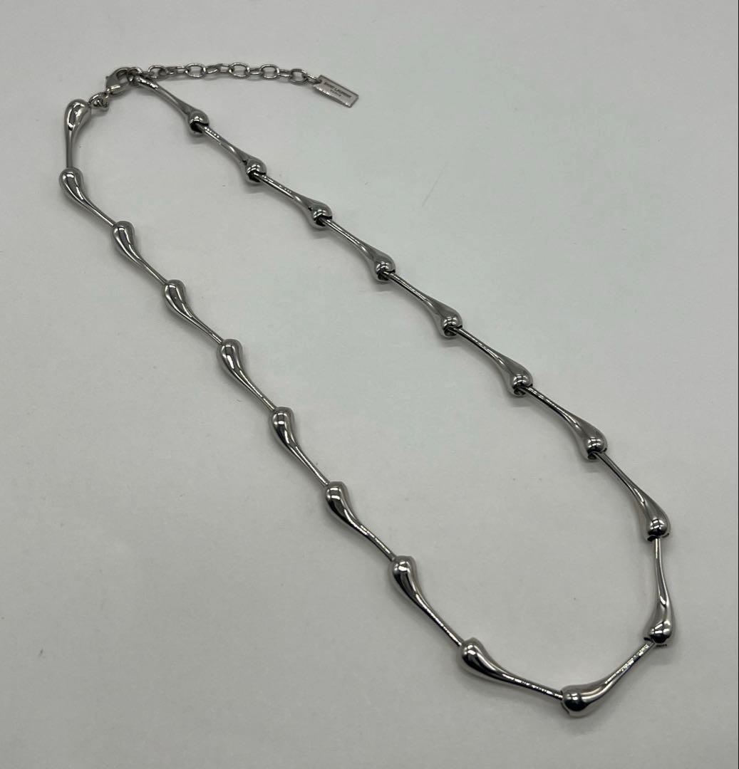 サンローラン SAINT LAURENT 骨 ボーン ネックレス 希少