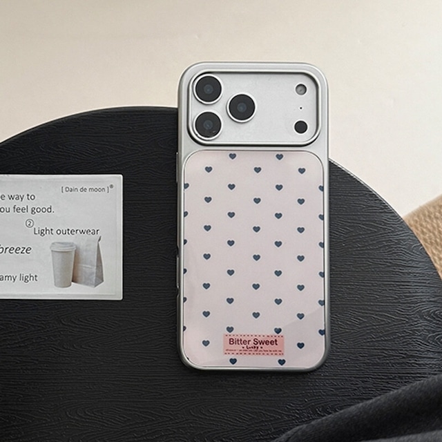 Heart dot iphone case　B3825