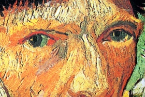 ゴッホ 絵画「包帯をした自画像」額縁4色選択可能 作品証明書 展示用フック 限定エディション付複製画 ジークレ