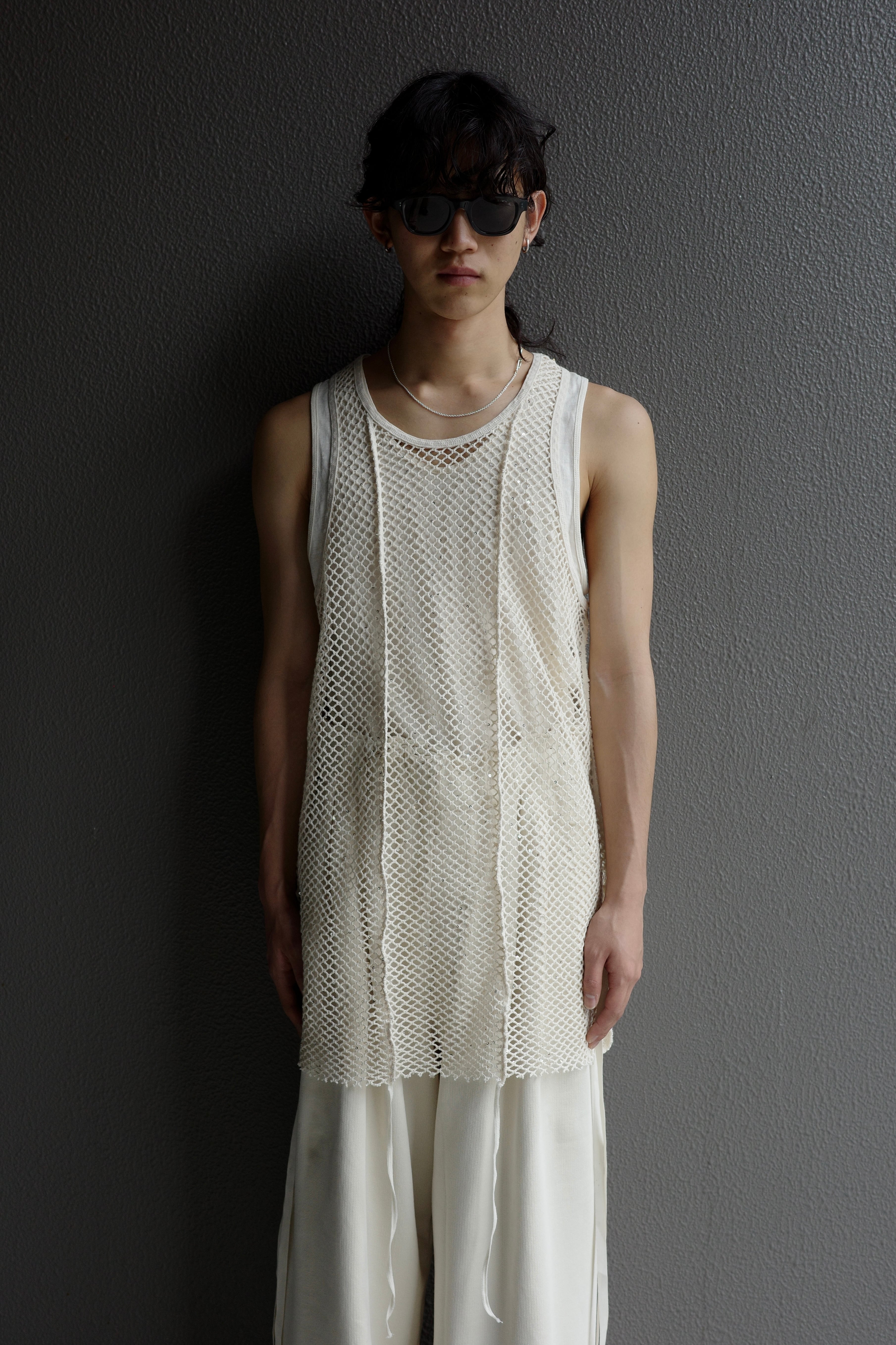Midorikawa Mesh tank top ミドリカワ タンクトップ Midorikawa | lloomm
