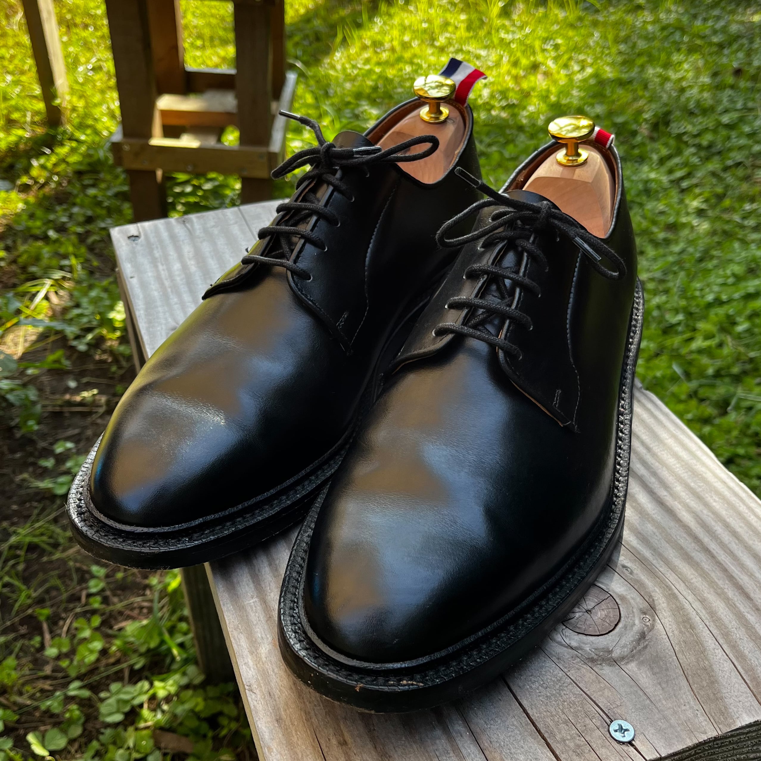 定価16万】THOM BROWNE CLASSIC OXFORD DRESS SHOES BLACK