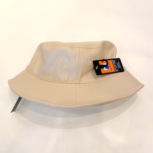 PU Coating  Bucket Hat　Ivory