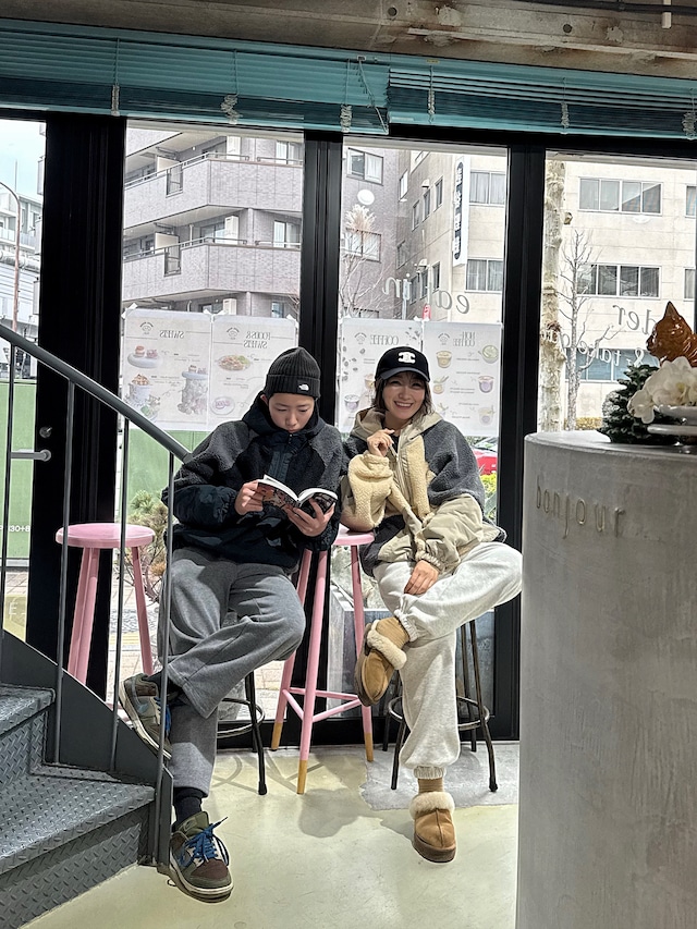 （select）ボアアノラックパーカー