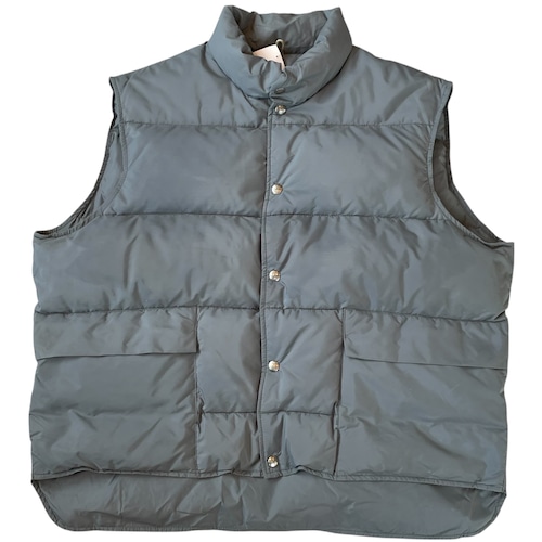 Irregular!! 80s L.L.Bean "Grey" Goose down vest