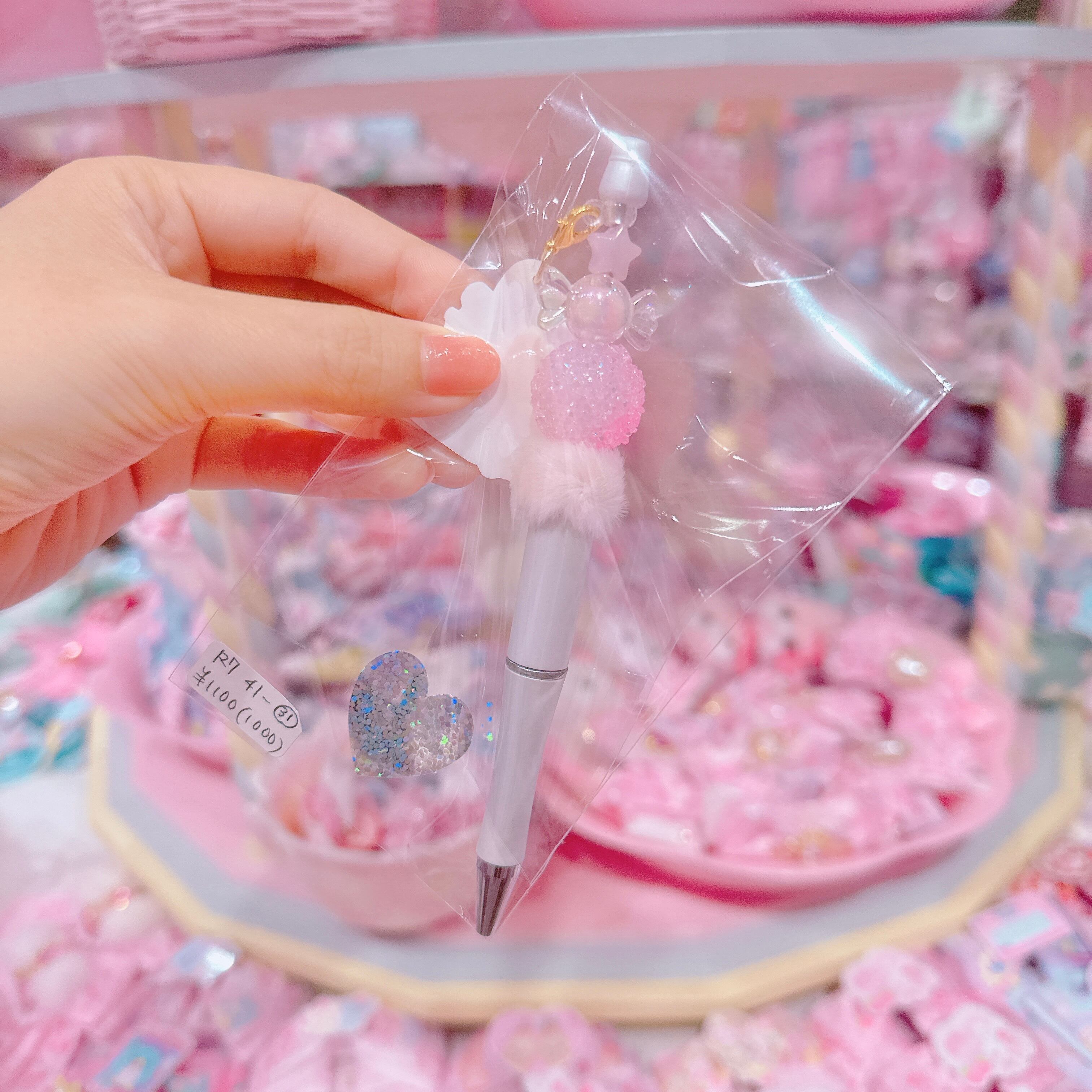 【R7】41-31チャーム付きカスタムボールペン