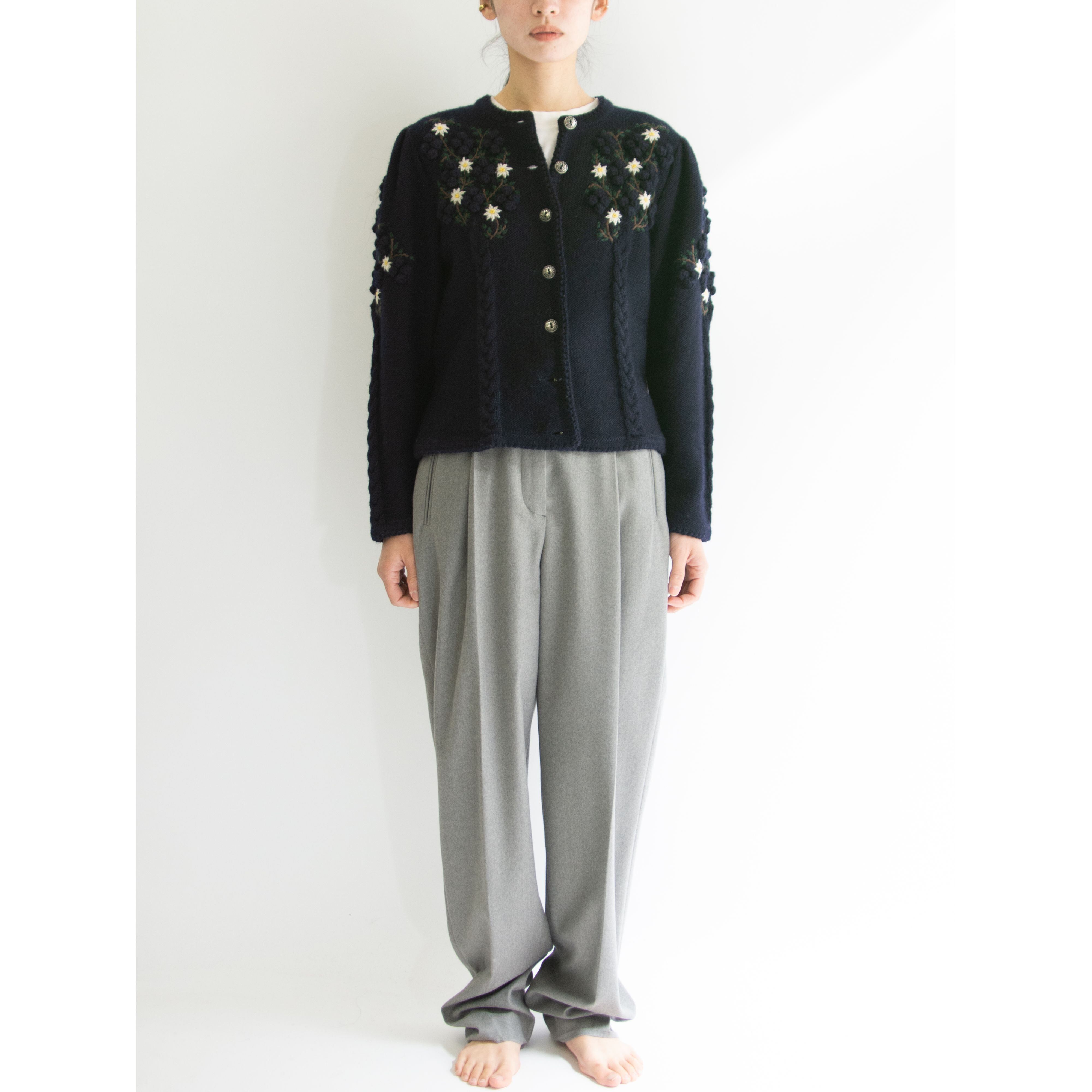 【McDavid】Made in West Germany 100% Wool Knit Cardigan(西ドイツ製 ウールニットカーディガン)