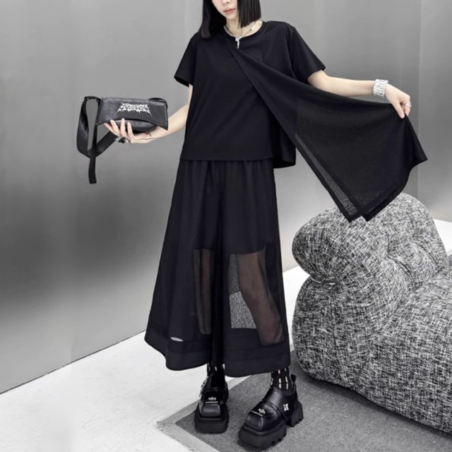 【Outlet】Asymmetric mesh design setup  C0114