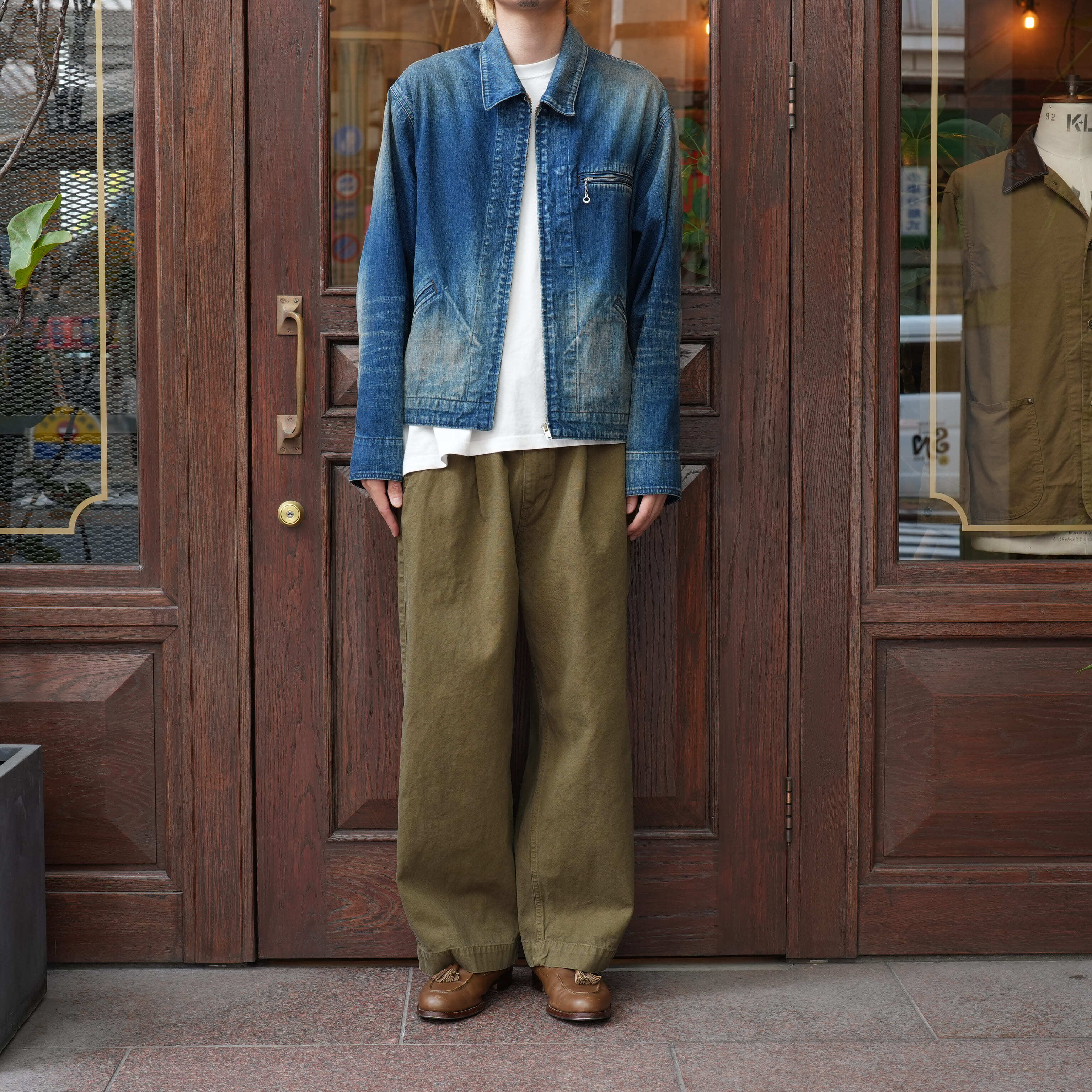 パンツ Gurank for khaki CH work trousers khaki Gurank(グランク) 26SS 