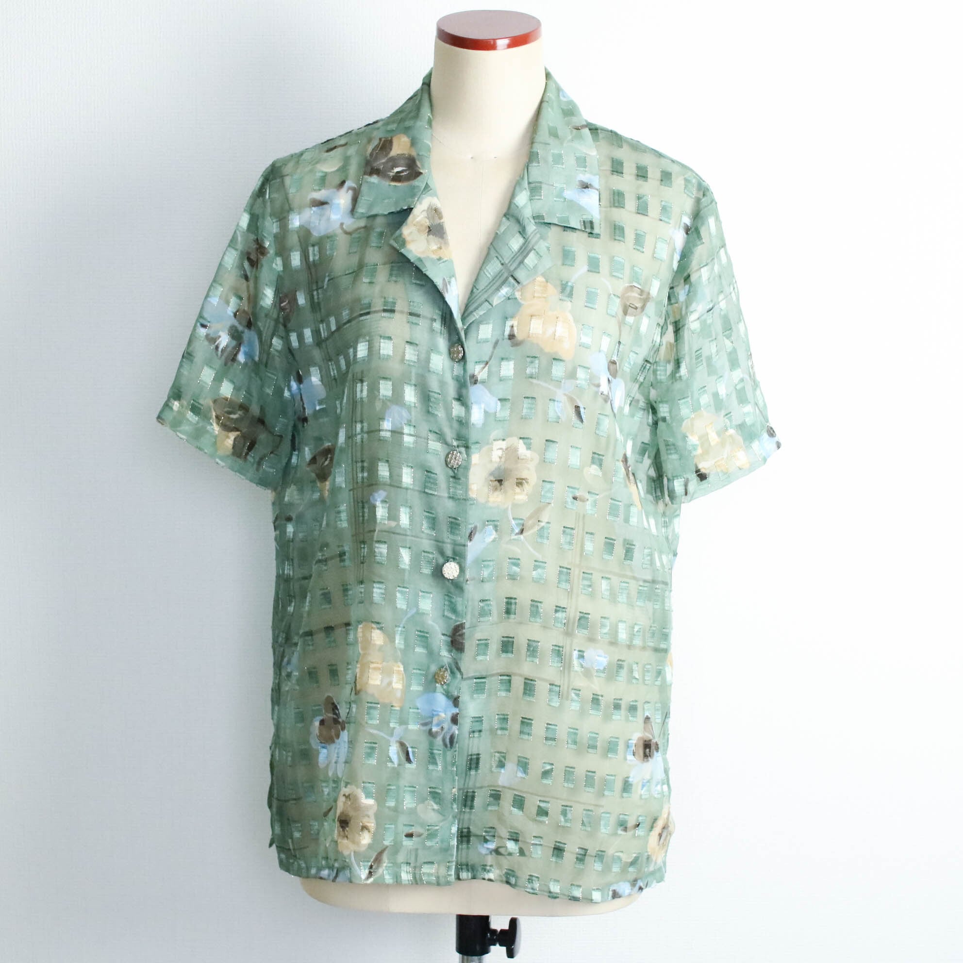 sheer shirt L