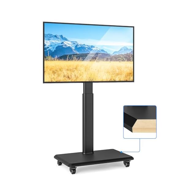 【新品】Rfiver テレビスタンド キャスター付き 27~65インチ対応 Rfiver テレビスタンド キャスター付き tvスタンド 壁寄せテレビ