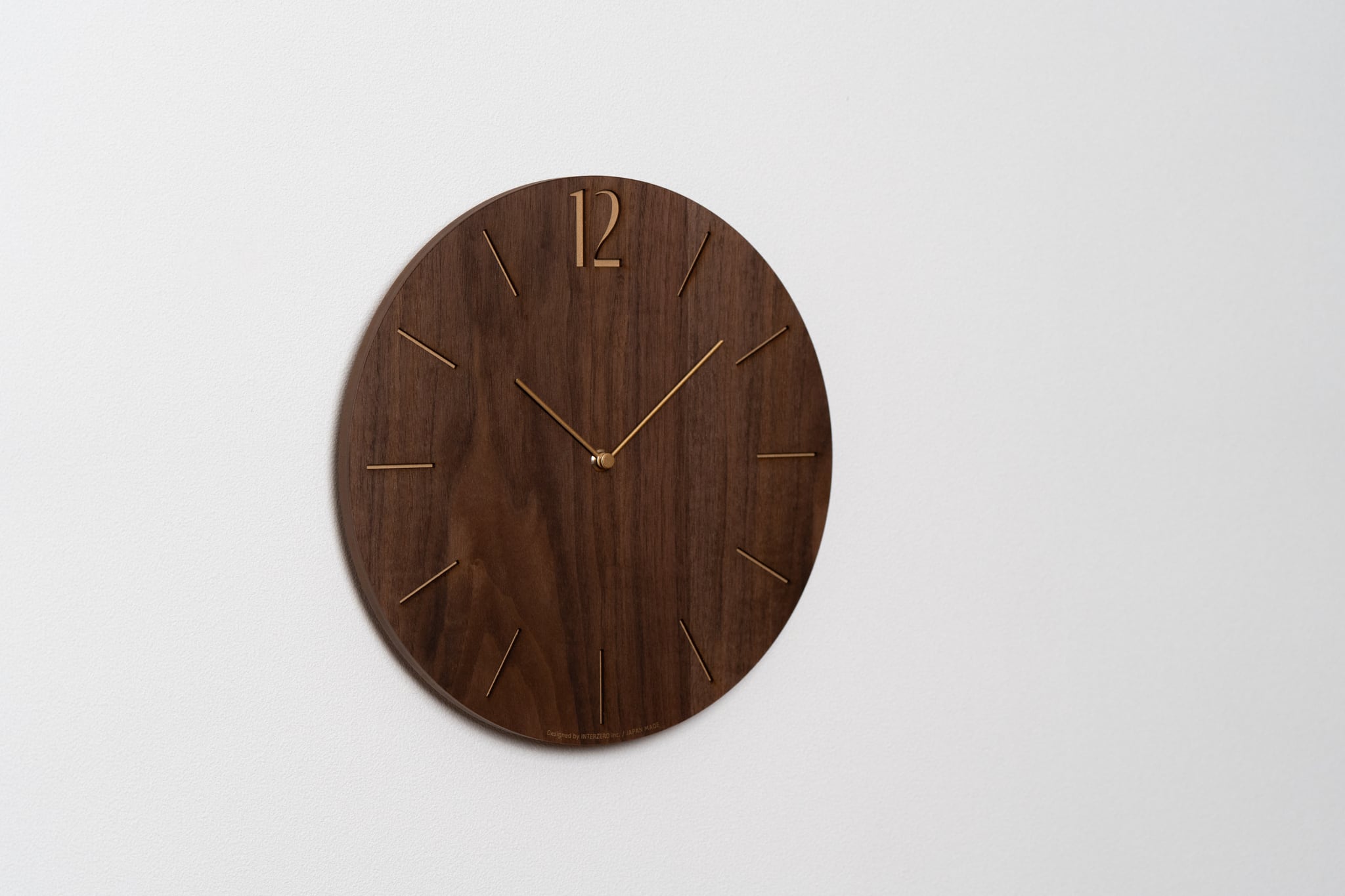 電波時計 PROUD CLOCK WALNUT -NENRIN- | シャンブル【CHAMBRE】by