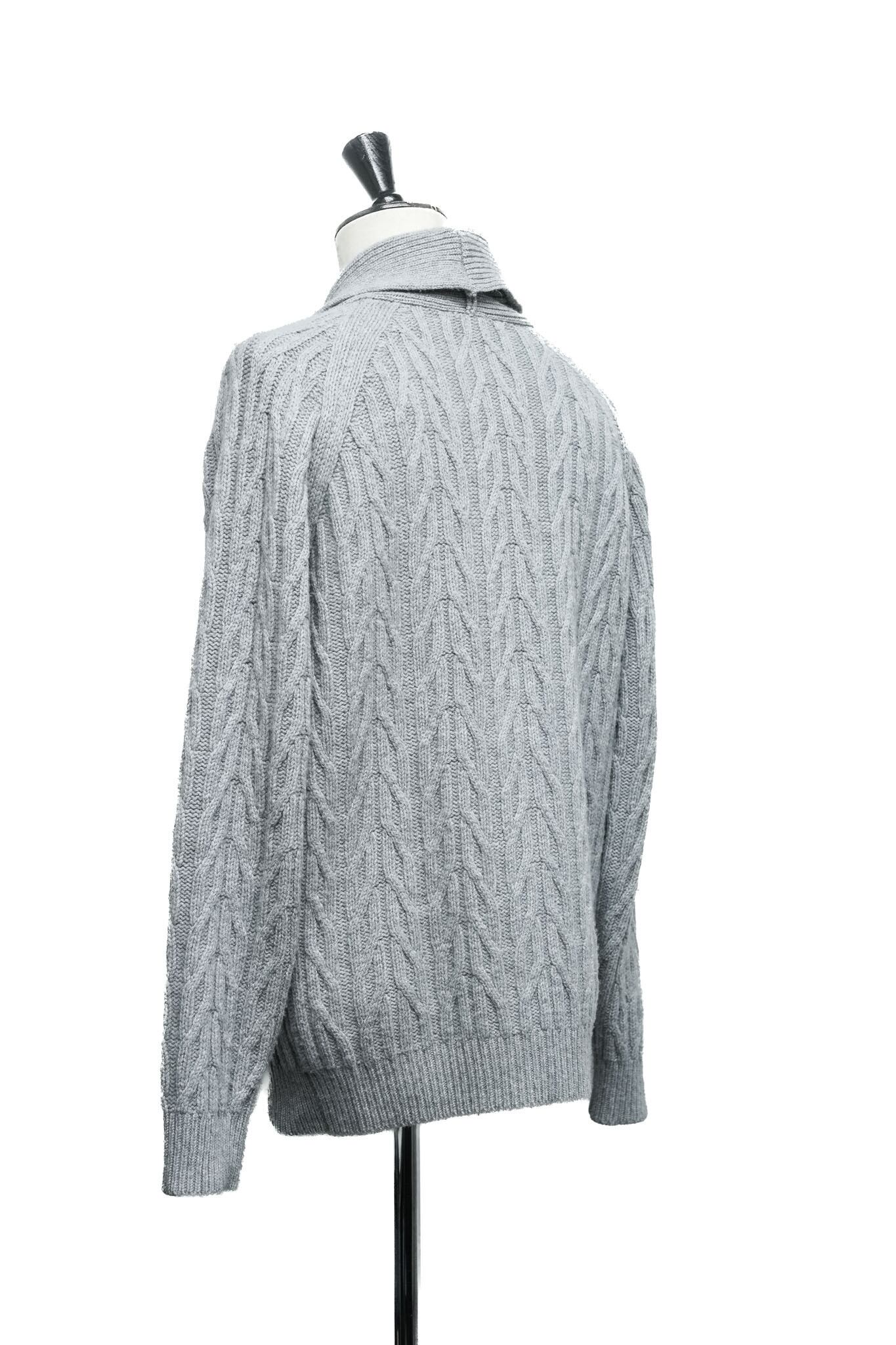 John Smedley カーディガン カシミア M グレー John Smedley