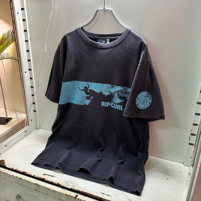 00s RIP CURL Tシャツ　ネイビー　リップカール　サーフィン