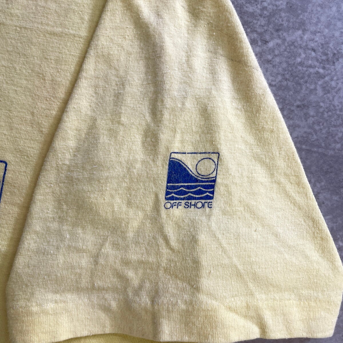 希少 70年代 USA製 オールドサーフ最初期 OFF SHORE オフショア 袖ロゴ