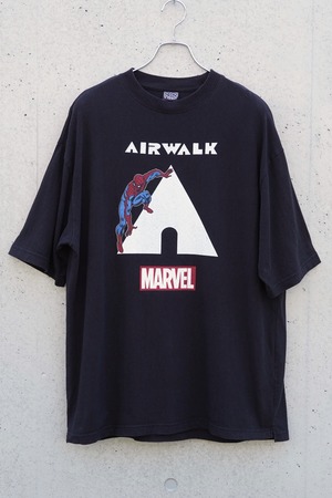 AIRWALK × MARVEL “Spider-Man” Graphic T-Shirt / Black / L / 2016 Japan Release