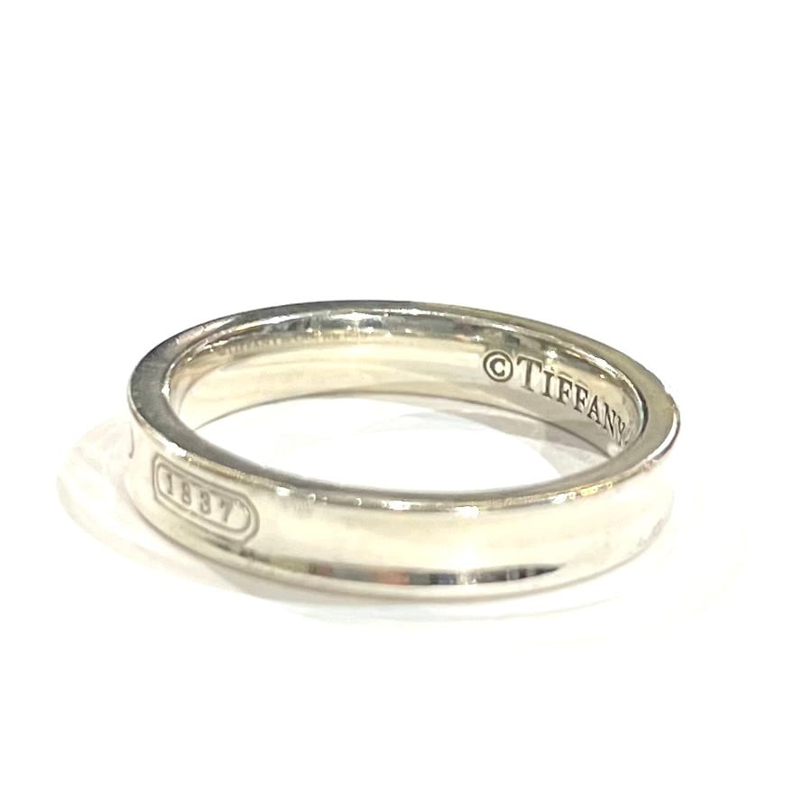 TIFFANY&CO】 【14.5号 】2411 細T&CO ナローシルバー925ヴィンテージ