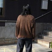 YASHIKI(ヤシキ)Sekkei mohair Cardiganコーディネート