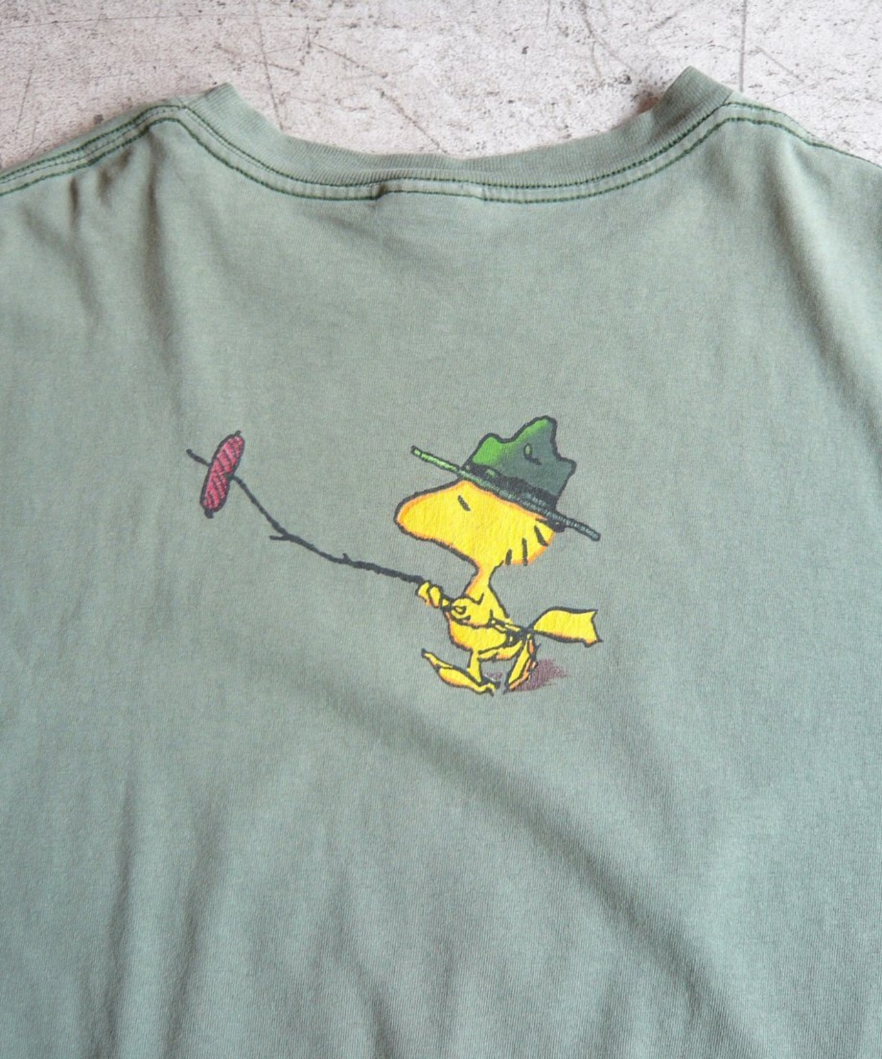 90s WOODSTOCK HAPPY CAMPER Tシャツ スヌーピー
