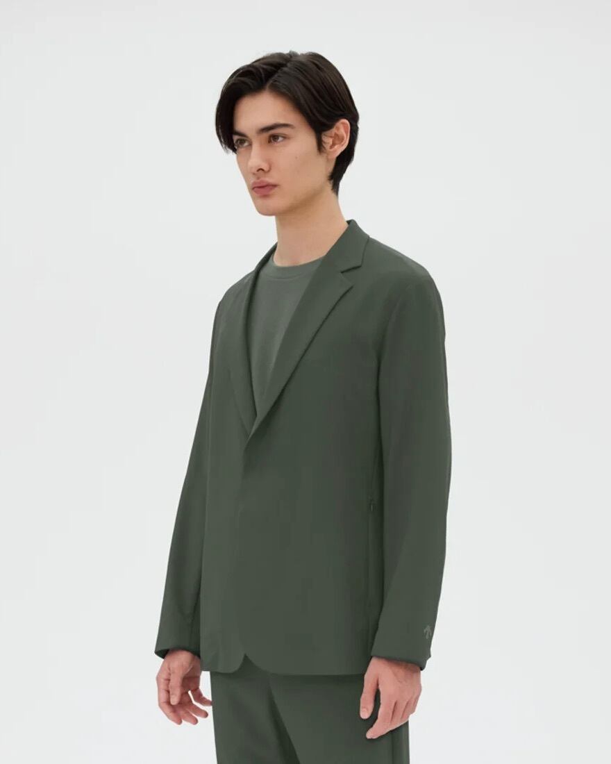 DESCENTE YA8 テーラードジャケット 2B セットアップ ナイロン DESCENTE YA8 テーラードジャケット 2B セットアップ ナイロン