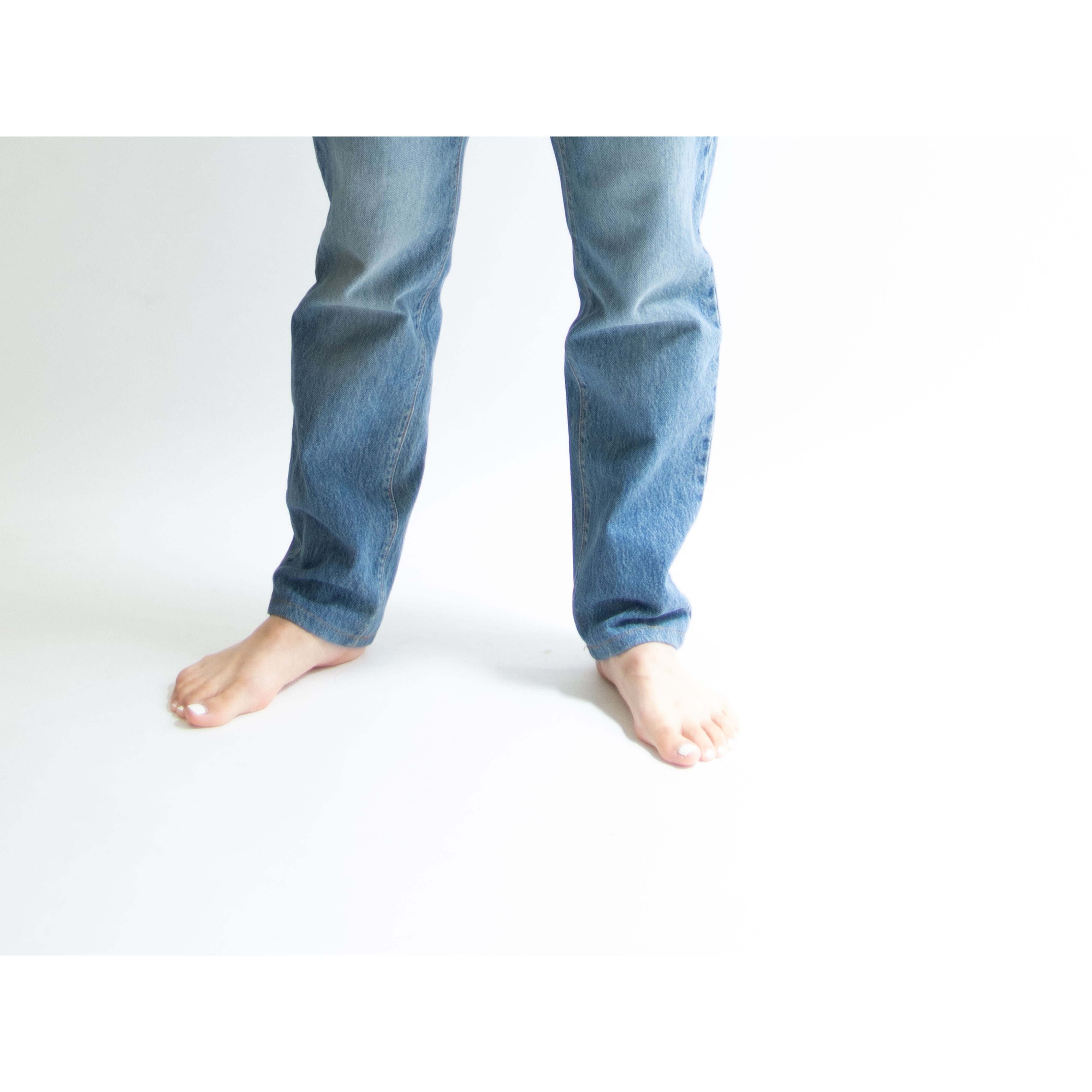 【LEVI'S 901 FOR WOMEN】Made in U.S.A. tapered denim pants W28 L32（リーバイス アメリカ製テーパードデニムパンツ ジーンズ）12a