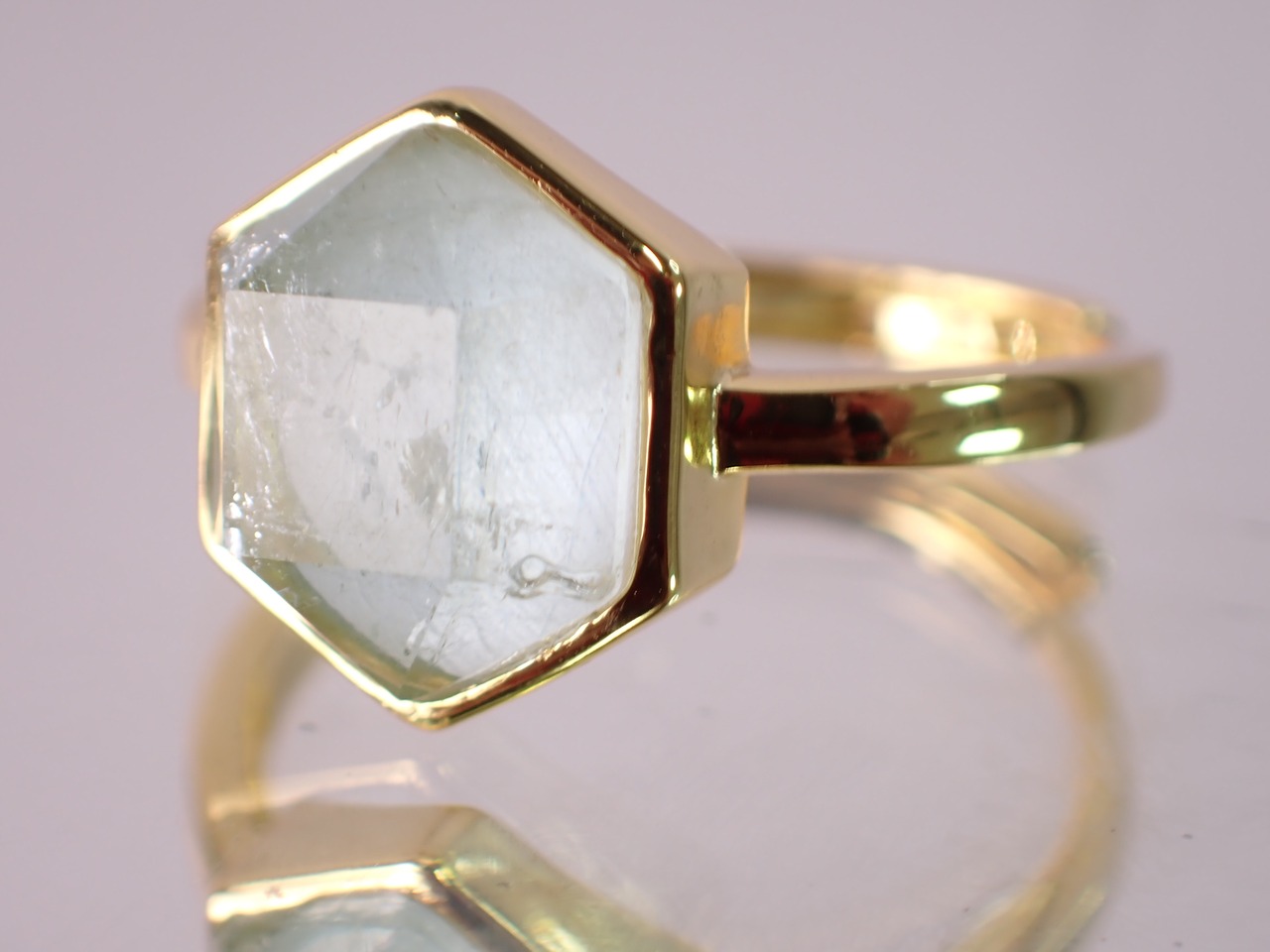 【サイズフリー】Sv925　クォーツリング　[D1-81]