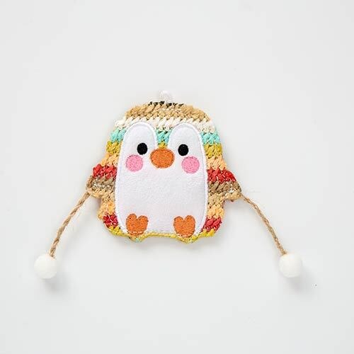 【キャットニップトーイ  ペンギン】カミカミ遊びでデンタルおもちゃに！サークルやイスに吊るしてお留守番のお供に！ネコポス対応！（全国330円）