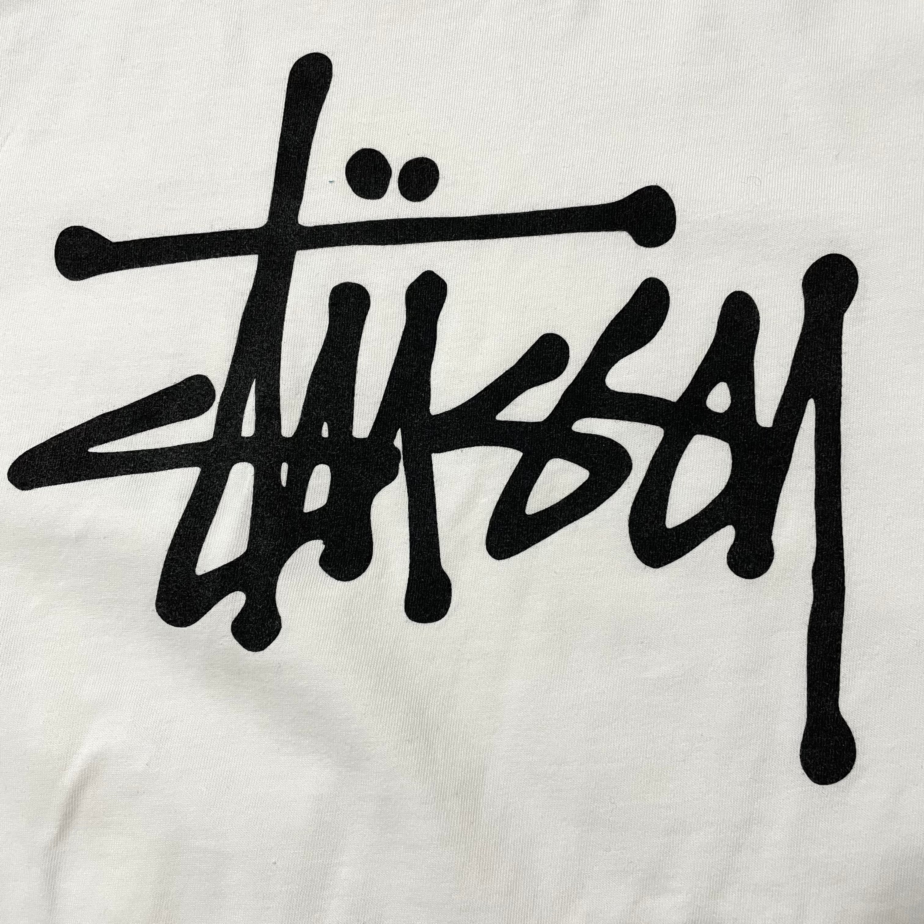 STUSSY】メキシコ製 長袖 ロンT ショーンフォント ロゴ バックプリント