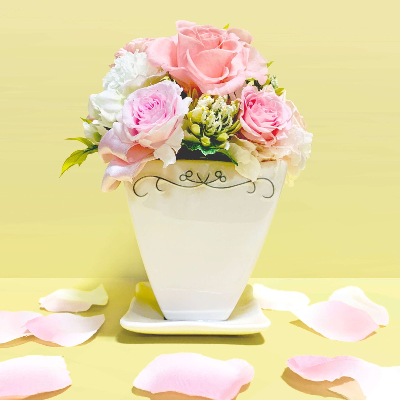 無地（パステルイエロー）