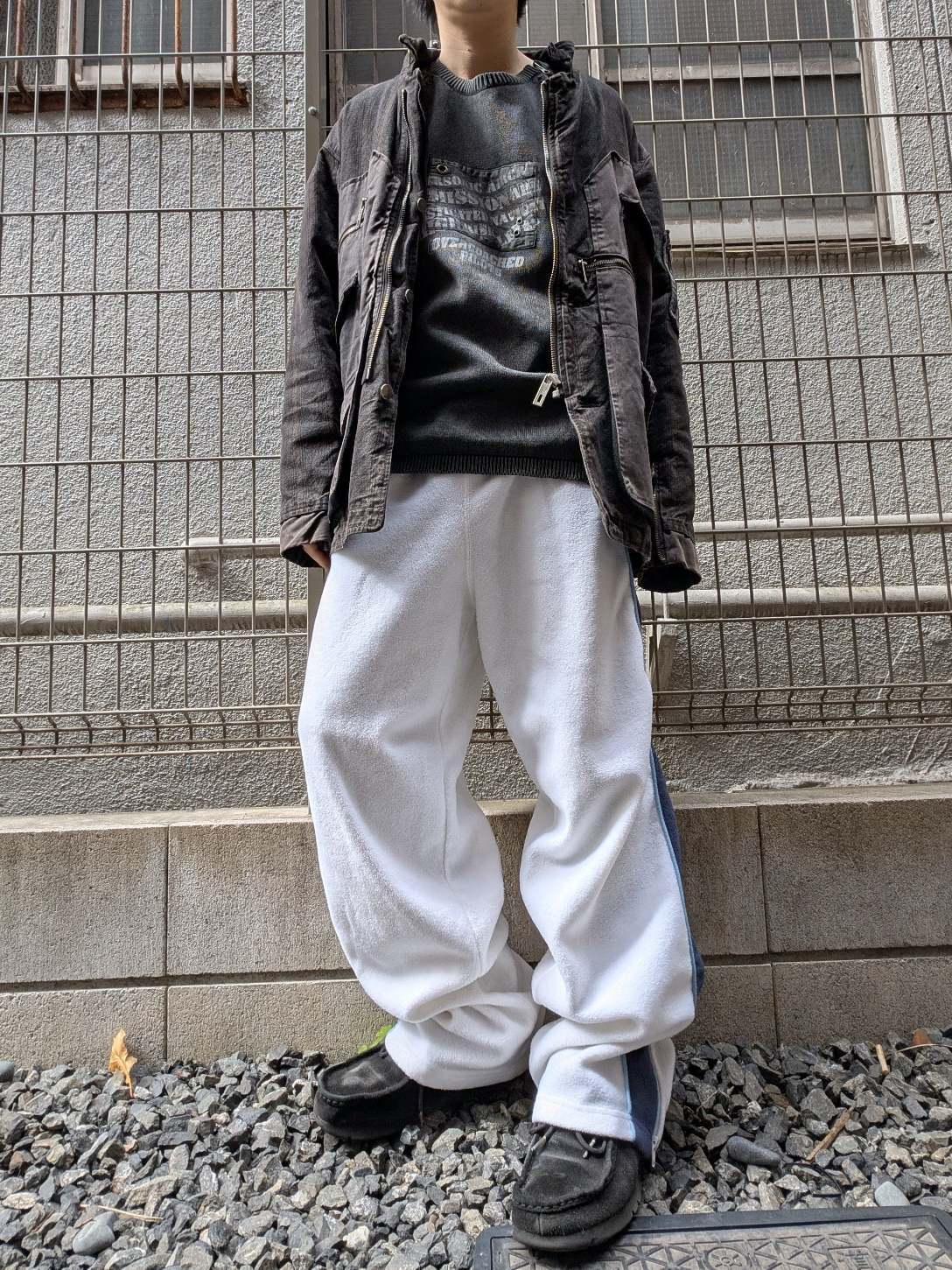 "UNKNOWN" fade gimmick jacket