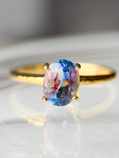glass jewelry ring　#44【規格外品】