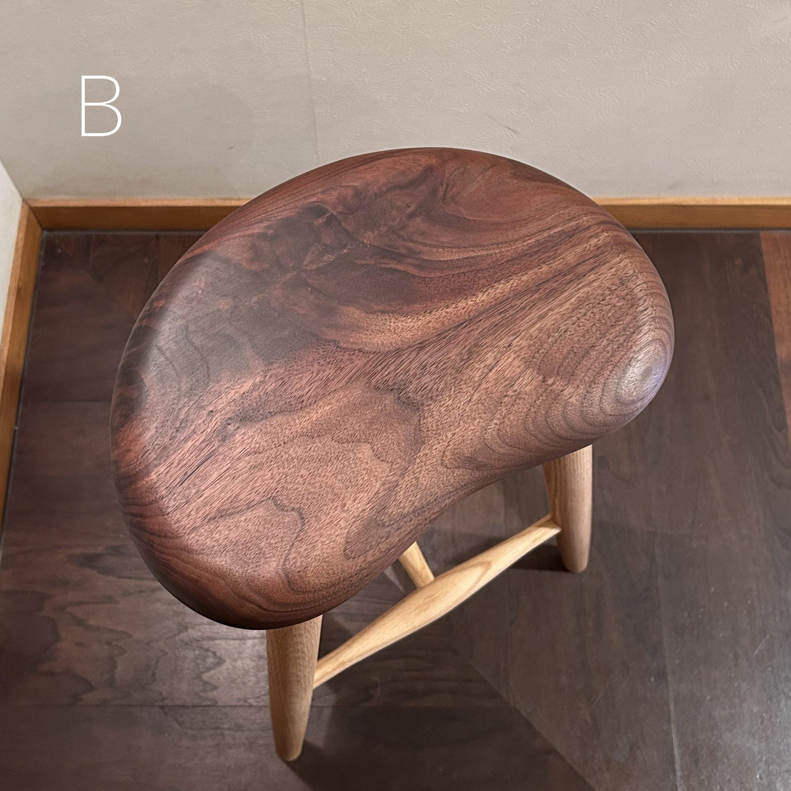 キッチンスツール ブラックウォルナット Kitchen stool - Black walnut