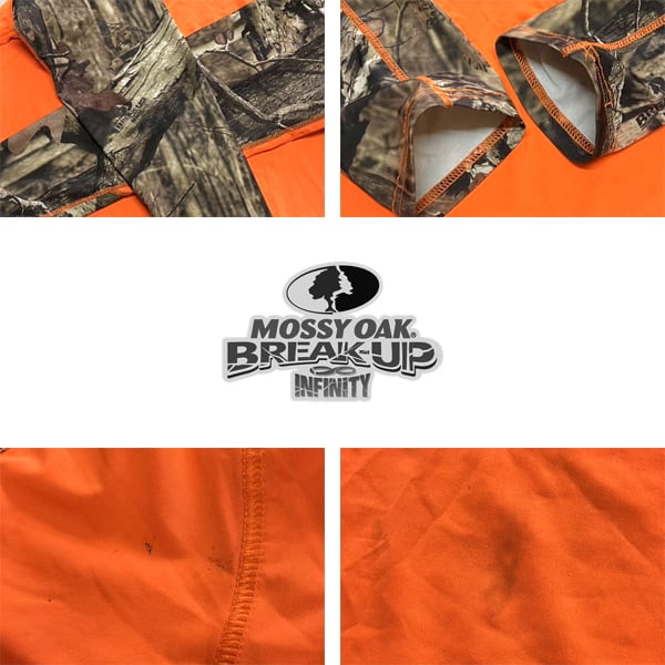 1点物◇リアルツリーカモ迷彩オレンジ長袖ロンTシャツ古着LメンズXL