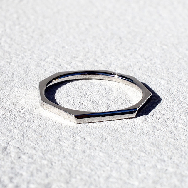 Beyond 『Octagon』 Platinum Ring / GR003-PT