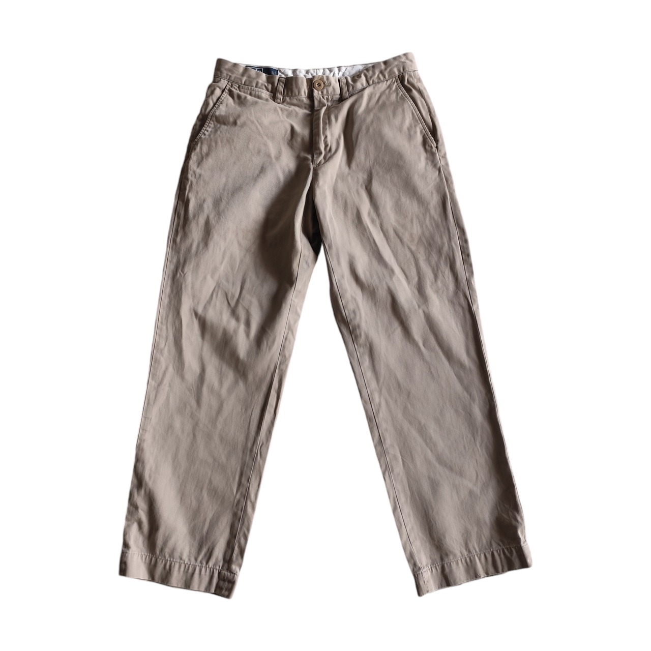 Polo Ralph Lauren　ポロラルフローレン　PRESTON PANTS　ノータック　チノパン　ポロチノ　ベージュ　トラウザー